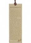 Bookmark - Footprints  (Leather)